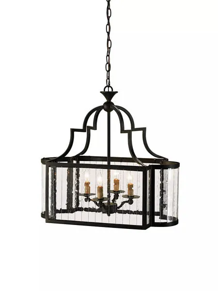 Product Image 1 for Godfrey Rectangular Lantern from Currey & Company