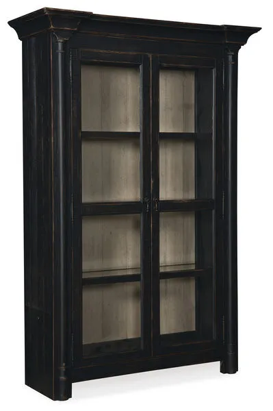 Product Image 1 for Ciao Bella Maple & Pine Black Display Cabinet from Hooker Furniture
