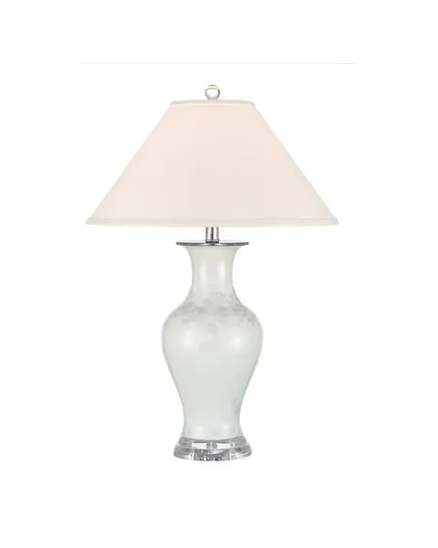 Product Image 1 for Crystalline White Table Lamp from Currey & Company