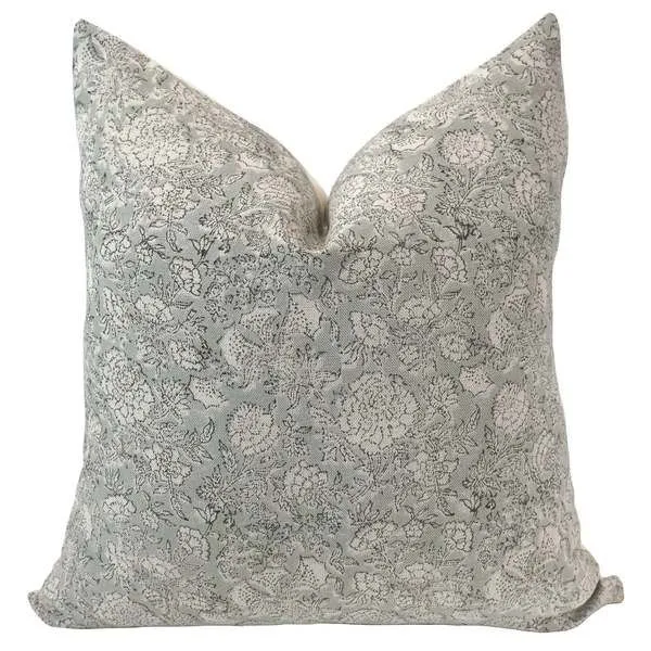 Product Image 1 for French Blue Floral Block Print from Hackner Home