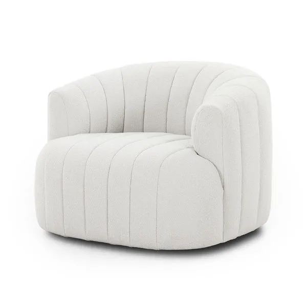 Product Image 1 for Elliana Fiqa Natural White Boucle Swivel Accent Chair from Four Hands