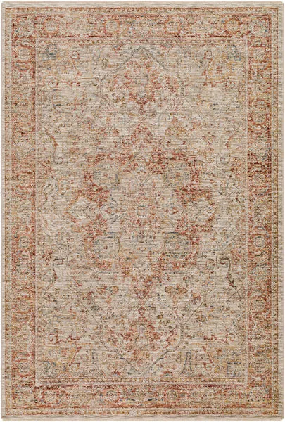 Product Image 1 for Naila Vintage-Inspired Woven Rust / Beige - 9' x 12'2" from Surya