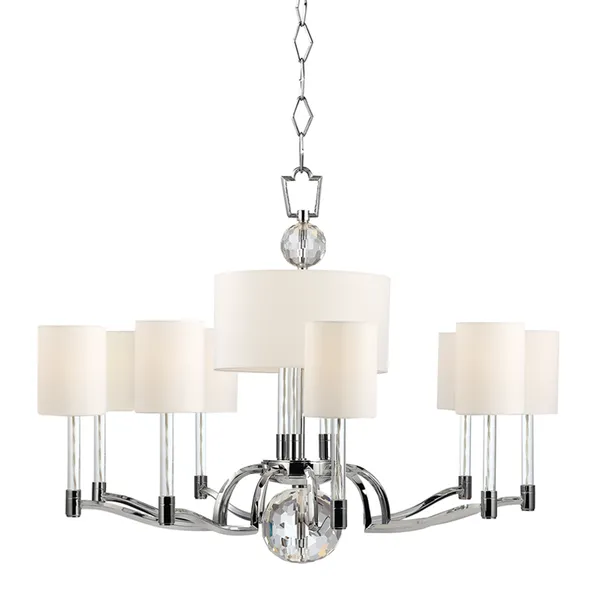 Product Image 1 for Waterloo 12 Light Chandelier from Hudson Valley