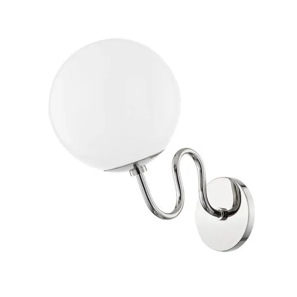 Product Image 1 for Havana Polished Nickel Glass Globe Wall Sconce from Mitzi