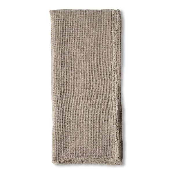 Product Image 1 for Venice Linen Oversized Throw Blanket - Taupe from Pom Pom at Home