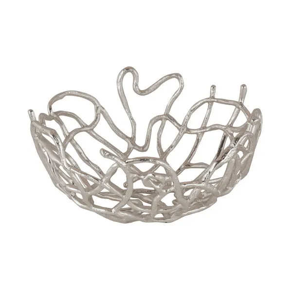 Product Image 1 for Silver Free Form Bowl from Elk Home