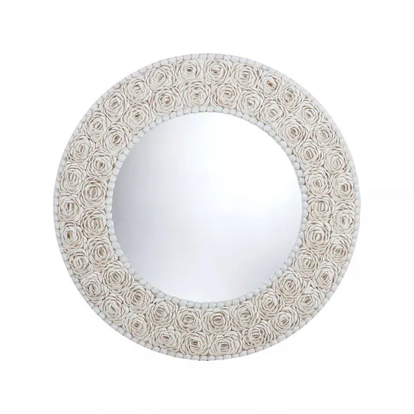 Product Image 1 for Floral Pattern Clam Shell Framed Mirror from Elk Home