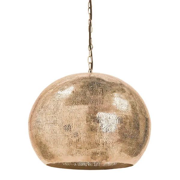 Product Image 1 for Pierced Metal Sphere Pendant from Regina Andrew Design