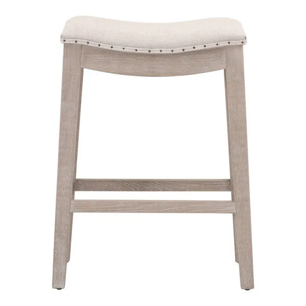 Product Image 1 for Harper Bisque French Linen Solid Ash Counter Stool from Essentials for Living
