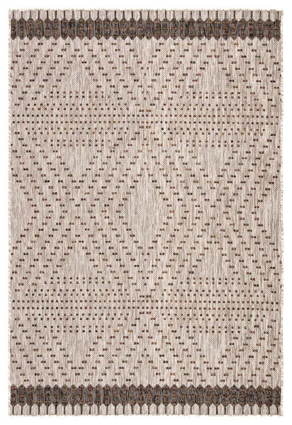 Product Image 3 for Tirana Indoor/ Outdoor Borders Gray/ Brown Rug By Nikki Chu from Jaipur 