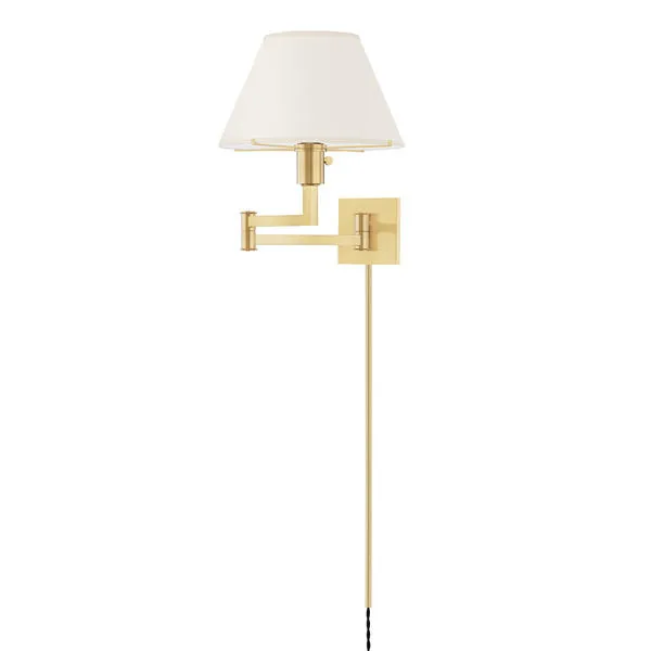 Product Image 1 for Leeds 1 Light Wall Sconce Plug In from Hudson Valley