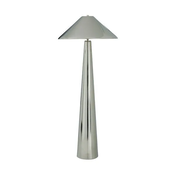 Product Image 1 for Romani Nickel Floor Lamp from Four Hands