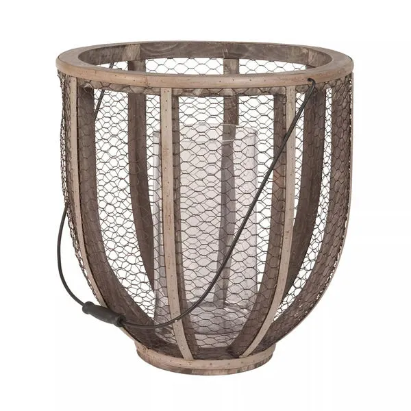 Product Image 1 for Barrel Wire Atlas Hurricane Vase from Elk Home