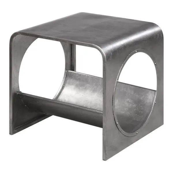 Product Image 1 for Uttermost Yeager Silver End Table from Uttermost