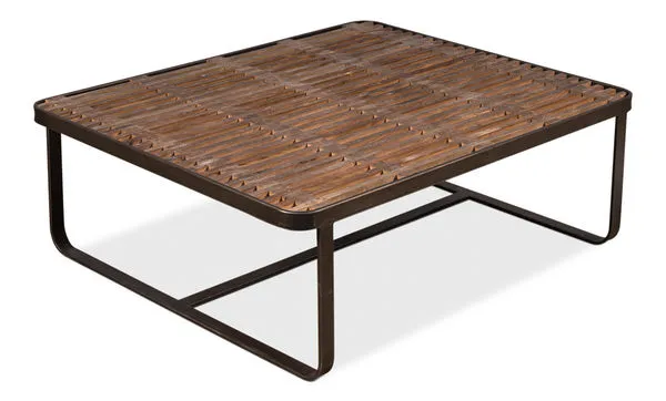 Product Image 1 for Ship's Hatch/Iron Frame Table from Sarreid Ltd.