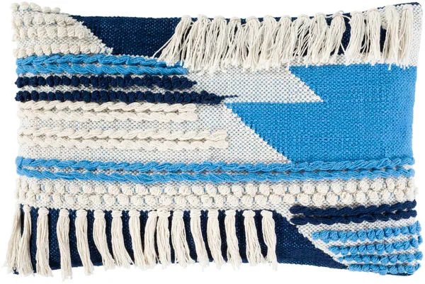 Product Image 1 for Merdo Sky Blue / Navy Pillow from Surya