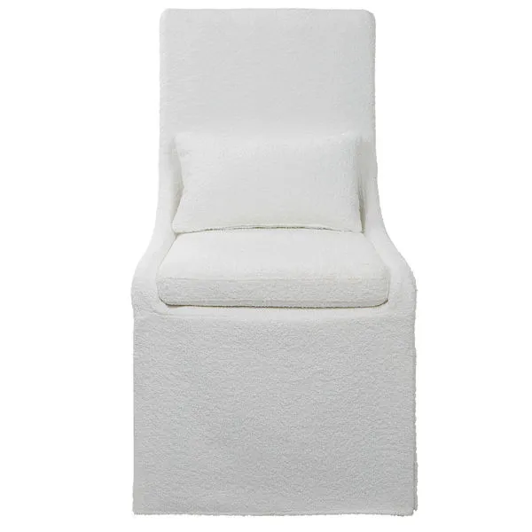 Product Image 1 for Coley Simplistic White Armless Chair from Uttermost