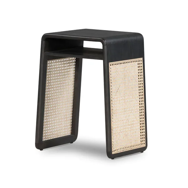 Product Image 1 for Estrella Cane End Table - Black Wash Ash from Four Hands