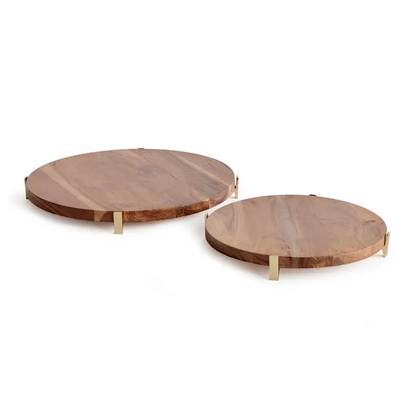 Product Image 1 for Cherie Round Serving Boards, Set Of 2 from Napa Home And Garden