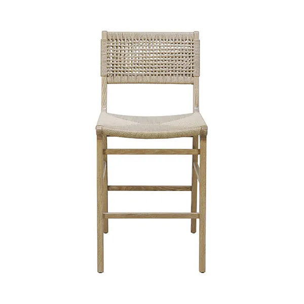 Product Image 3 for Astrid Woven Back Counter Stool from Worlds Away