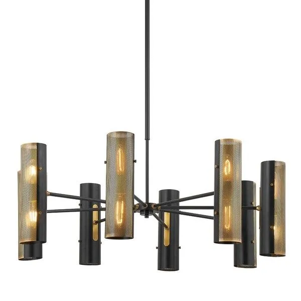 Product Image 1 for Mikka Patina Brass 16-Light Chandelier from Troy Lighting