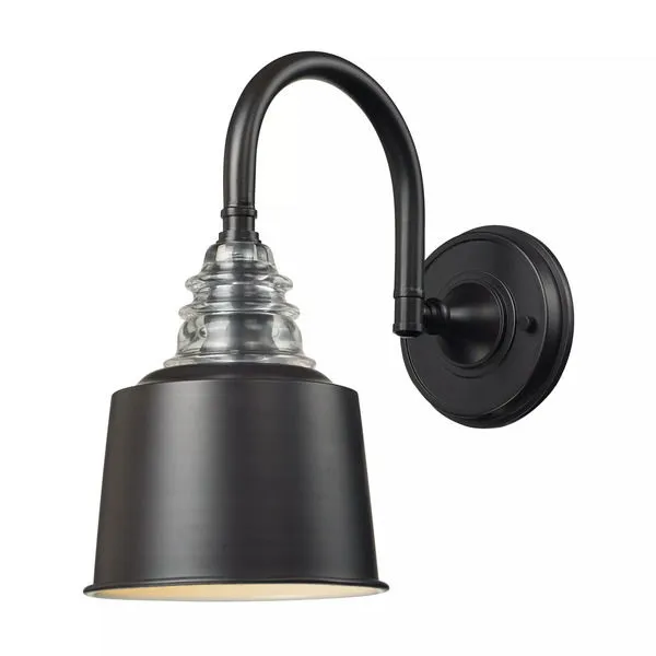 Product Image 1 for Insulator Glass  1 Light Sconce In  from Elk Lighting