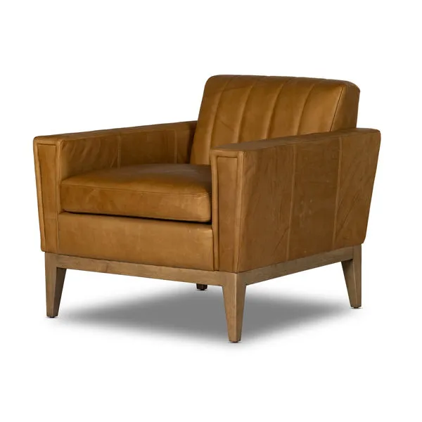 Product Image 1 for Roberts Leather Accent Chair - Heirloom Camel from Four Hands