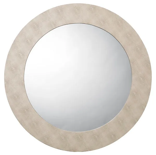 Product Image 1 for Chester Round Mirror In Ivory from Jamie Young