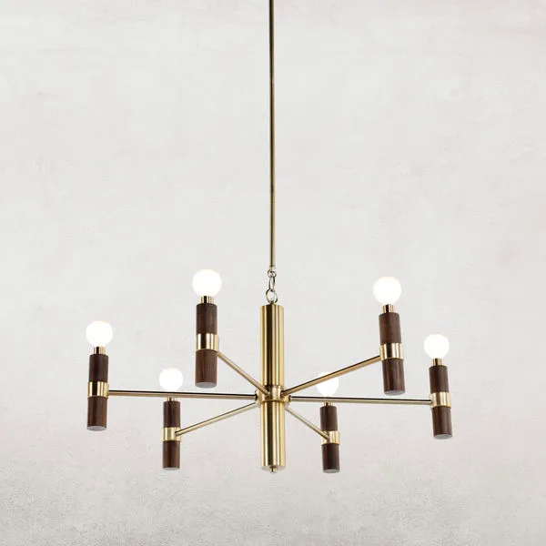 Product Image 2 for Ferguson Chandelier Walnut from Four Hands