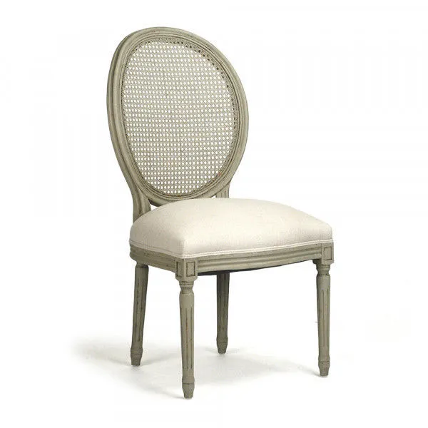 Product Image 1 for Medallion Side Chair With Cane Back from Zentique