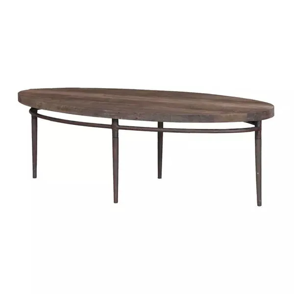 Product Image 1 for Reclaimed Wood Oval Coffee Table from Elk Home