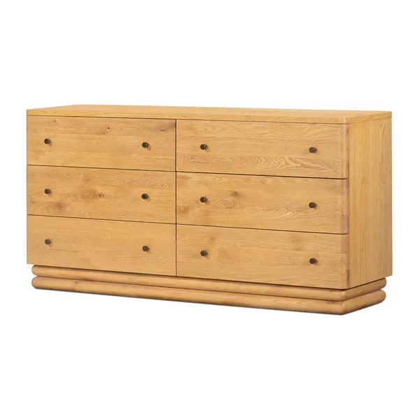 Product Image 1 for Harding 6-Drawer Solid Oak Dresser from Four Hands