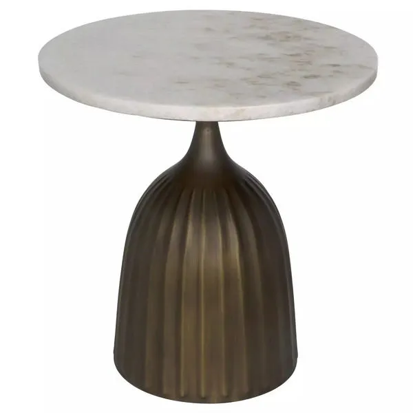 Close-up of white marble tabletop showing subtle veins and smooth polished surface