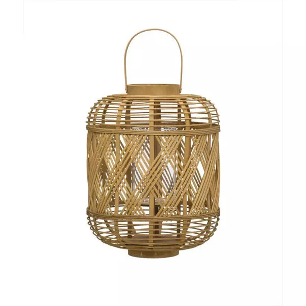 Product Image 2 for Handwoven Bamboo Lantern from Creative Co-Op