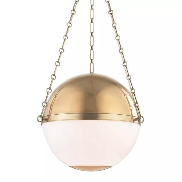 Product Image 1 for Sphere No.2 3 Light Large Pendant from Hudson Valley
