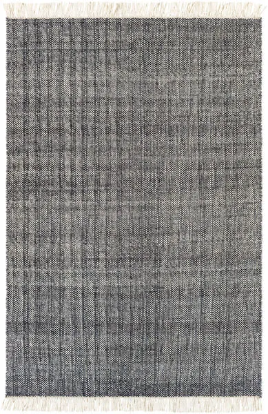 Product Image 1 for Reliance Hand-Woven Striped Wool Charcoal / Medium Gray Rug - 2' x 3' from Surya