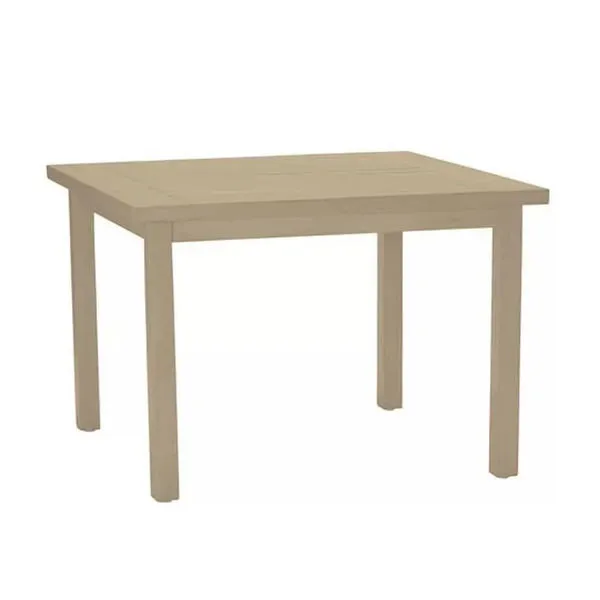 Product Image 1 for Club Aluminum Sandalwood Square Dining Table from Summer Classics