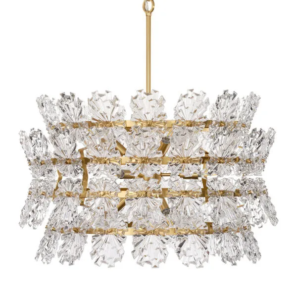 Product Image 1 for Orion Clear Molded Glass Chandelier from Jamie Young