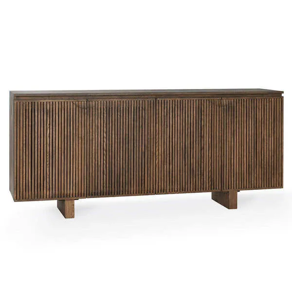 Product Image 1 for Roya Oak Wood 4-Door Sideboard from Classic Home Furnishings