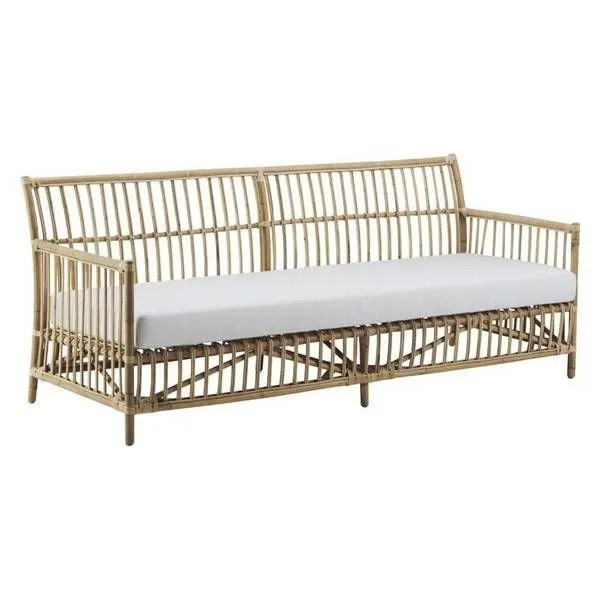 Product Image 1 for Caroline Rattan 3-Seater Sofa Bench from Sika Design