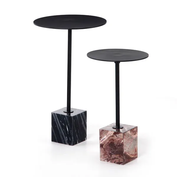 Product Image 2 for Delia End Table, Set Of 2 Matte Black from Four Hands