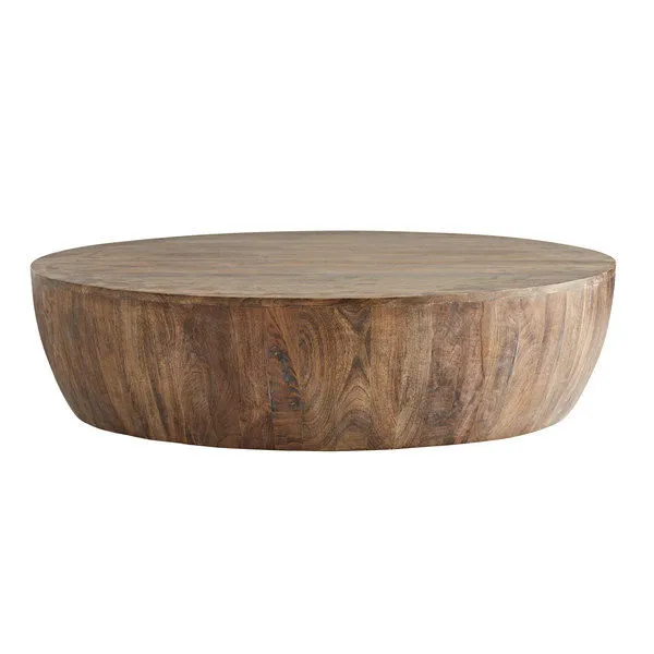 Product Image 1 for Jacob Large Washed Tobacco Wooden Cocktail Table from Arteriors