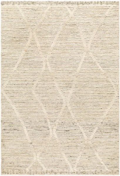 Product Image 1 for Manisa Global Hand-Woven Wool Cream / Black Rug - 10' x 14' from Surya