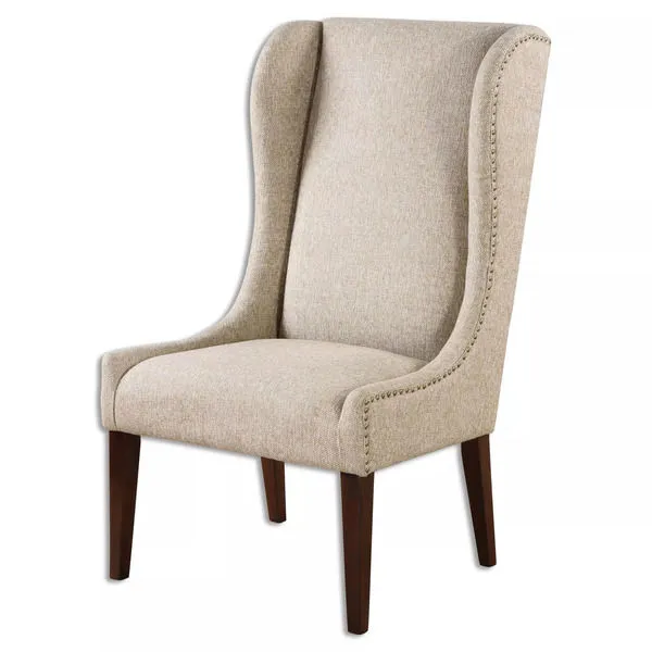 Product Image 1 for Uttermost Kriston Wingback Armless Chair from Uttermost