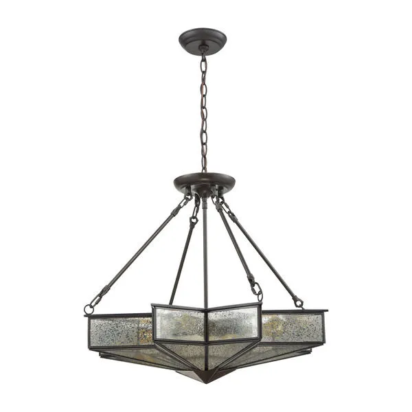 Product Image 1 for Decostar 4 Light Chandelier In Oil Rubbed Bronze from Elk Lighting