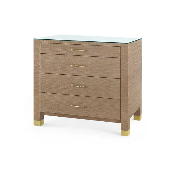 Product Image 1 for Camden Large 4-Drawer with Glass Top from Villa & House