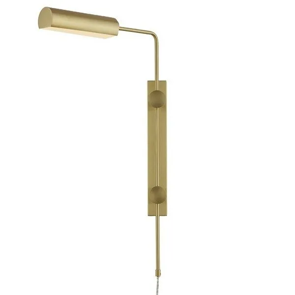 Product Image 2 for Satire Brass Swing-Arm Wall Sconce from Currey & Company