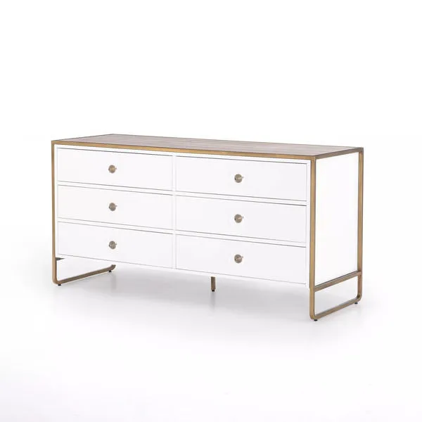 Product Image 2 for Sorella 6 Drawer Dresser Bright White from Four Hands