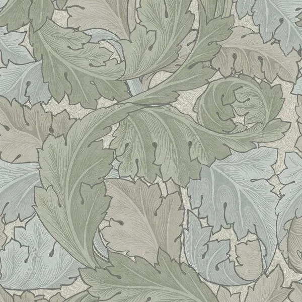 Product Image 1 for William Morris Acanthus Wallpaper from Graham & Brown