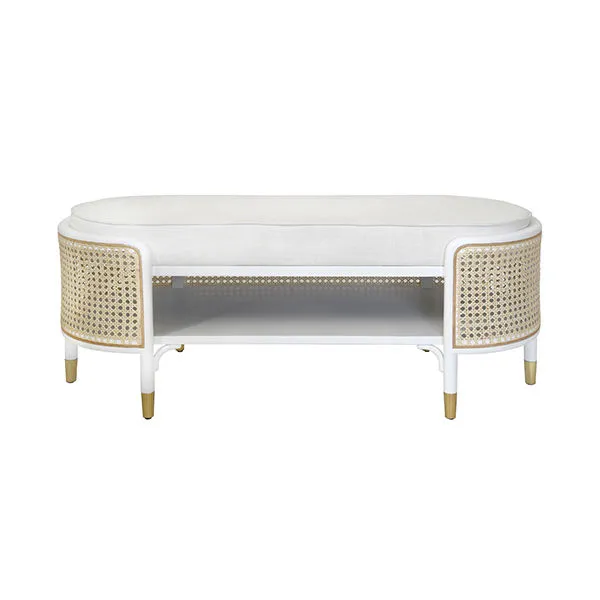 Product Image 1 for Beale Oval Bench from Worlds Away
